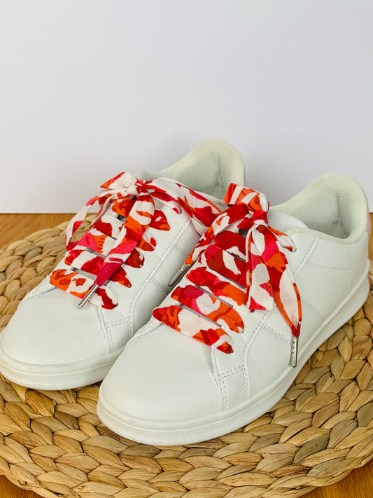 Schoenveters Rood/oranje