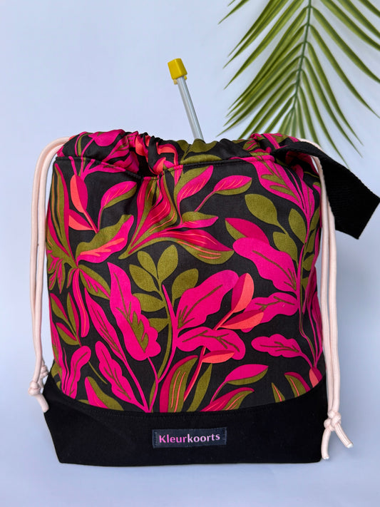 Project bag - Pink jungle