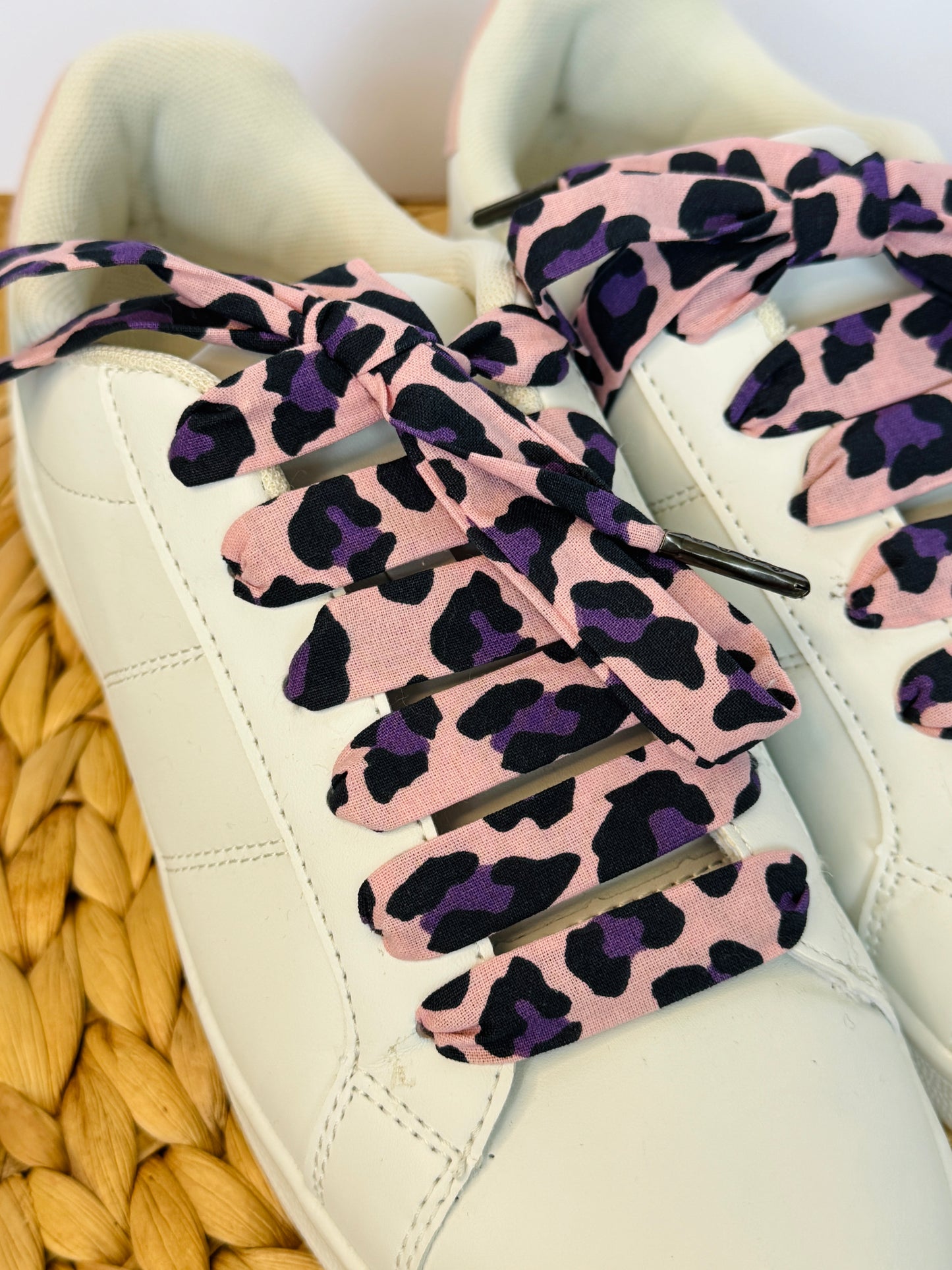 Schoenveters - Panter paars